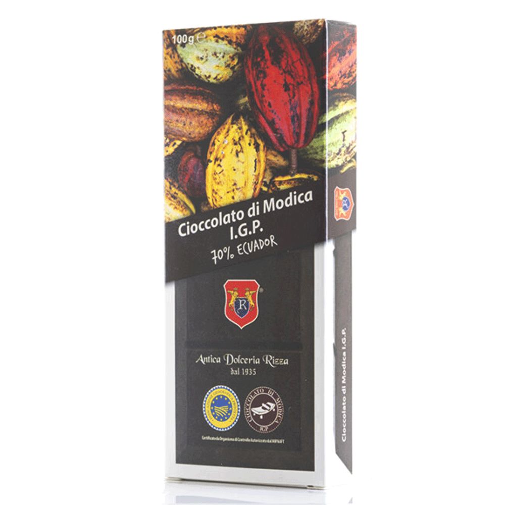 Cioccolata Monorigine dall'Ecuador al 70% Cioccolato di Modica IGP