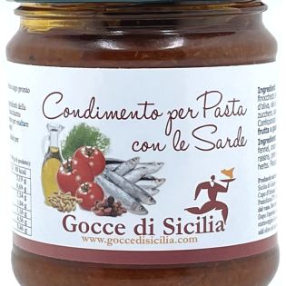 Sauce for pasta with Sicilian sardines