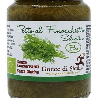 Organic Sicilian fennel pesto for vegans
