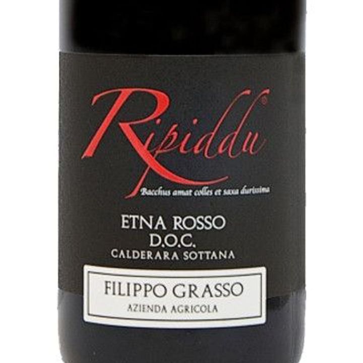 Wine "Etna Rosso" DOC - Ripiddu - "Az. Grasso"