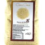 Soft wheat cous cous, pre-cooked grain semolina