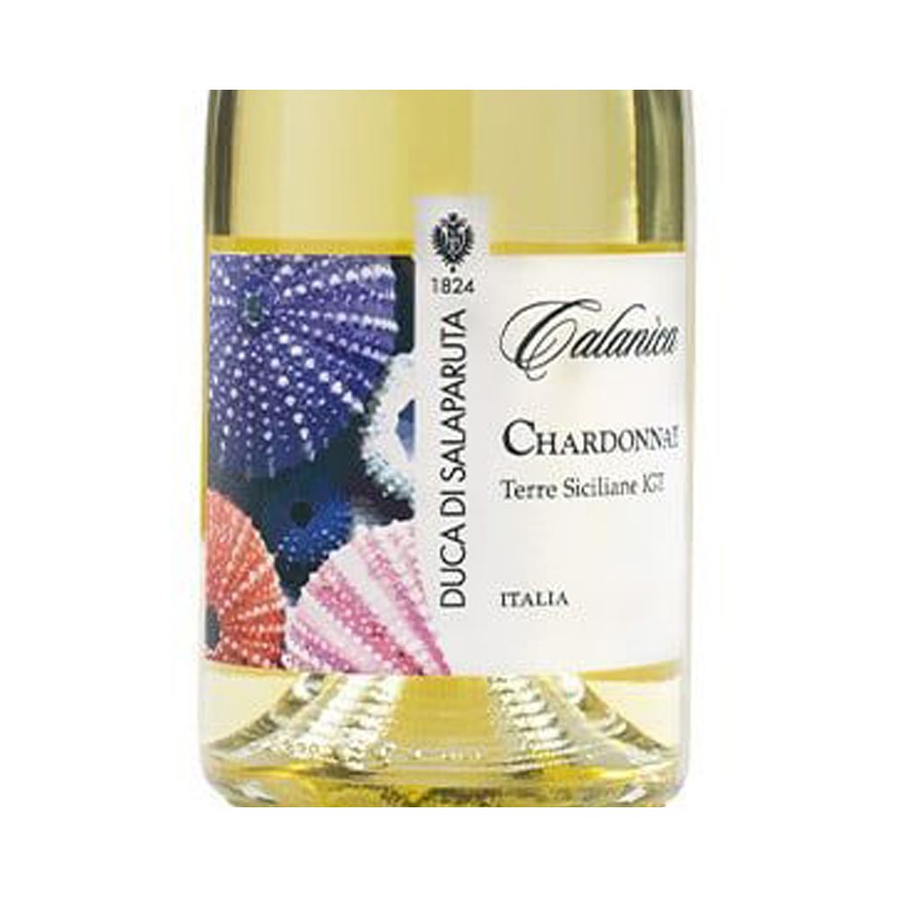 Calanica 2021 white Chardonnay Terre Siciliane IGT Duca di Salaparuta