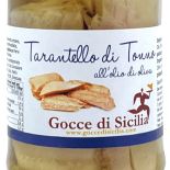 Fillets of tuna tarantello preserved in oil