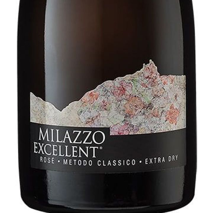Spumante siciliano Milazzo Excellent Metodo Classico Extra Dry Rosè