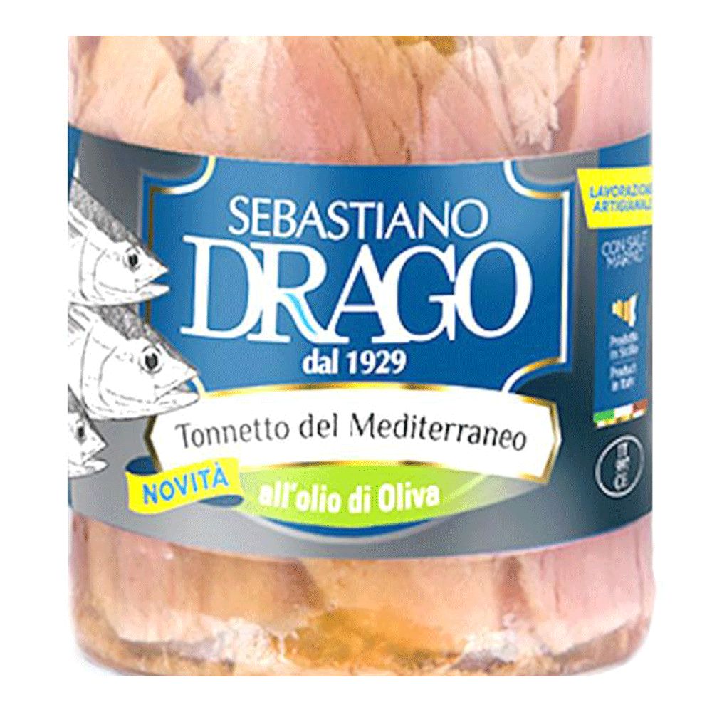 Mediterranean tuna, tender and compact fillets in oil