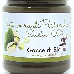 Pasta di pistacchio siciliano, base per gelato pistacchio