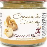 Spreadable artichoke pate in a 190g glass jar