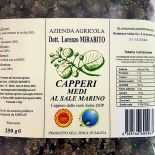 Capperi Medi delle isole Eolie DOP in sacchetto da 250 grammi