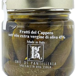 Frutti del cappero in olio d'oliva siciliano