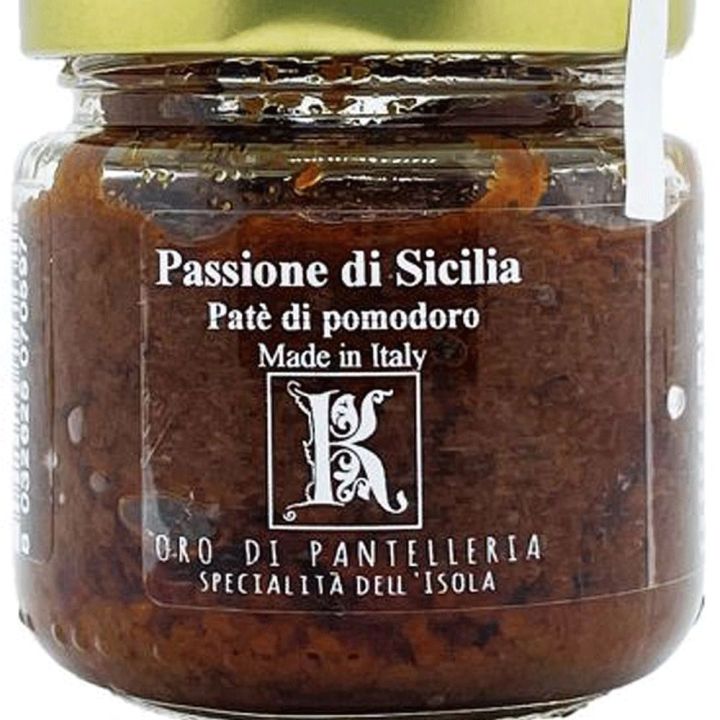 Sicilian patè of dried tomatoes, olives and capers