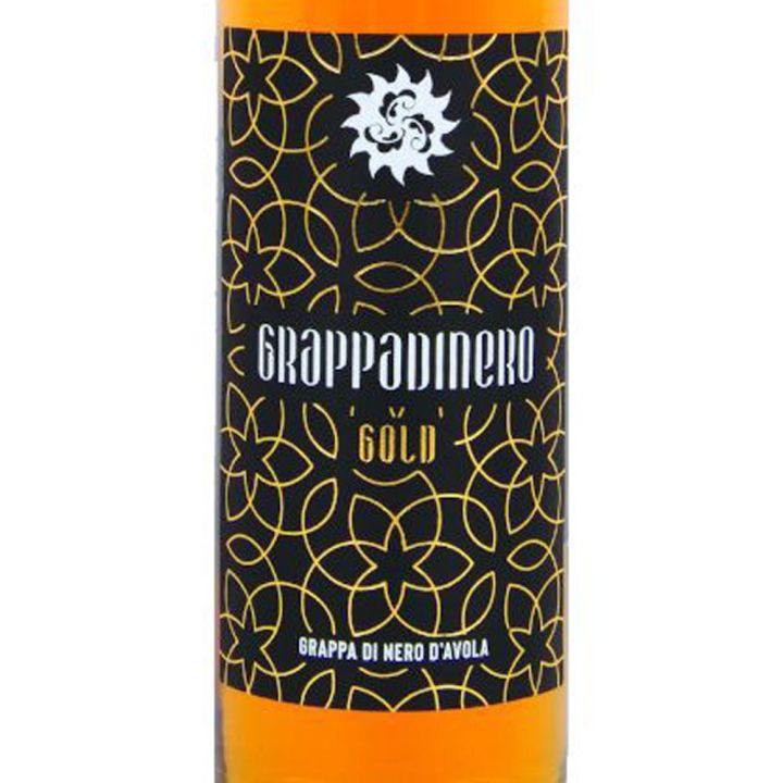 Grappa di Nero d'Avola Gold Barrique, distillato in purezza di Nero d'Avola affinato in barrique in vendita online