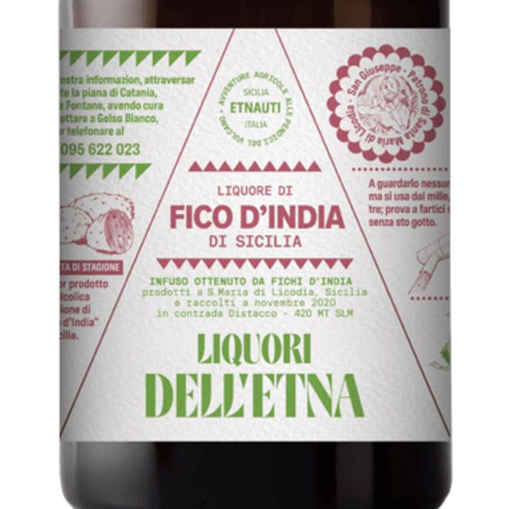 Prickly Pear Liqueur from Etna - 50 cl Bottle