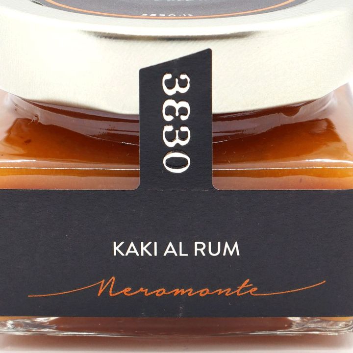Confettura di kaki siciliani aromatizzata al rum