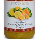 Sicilian marmalade of citrus fruits, oranges and lemons