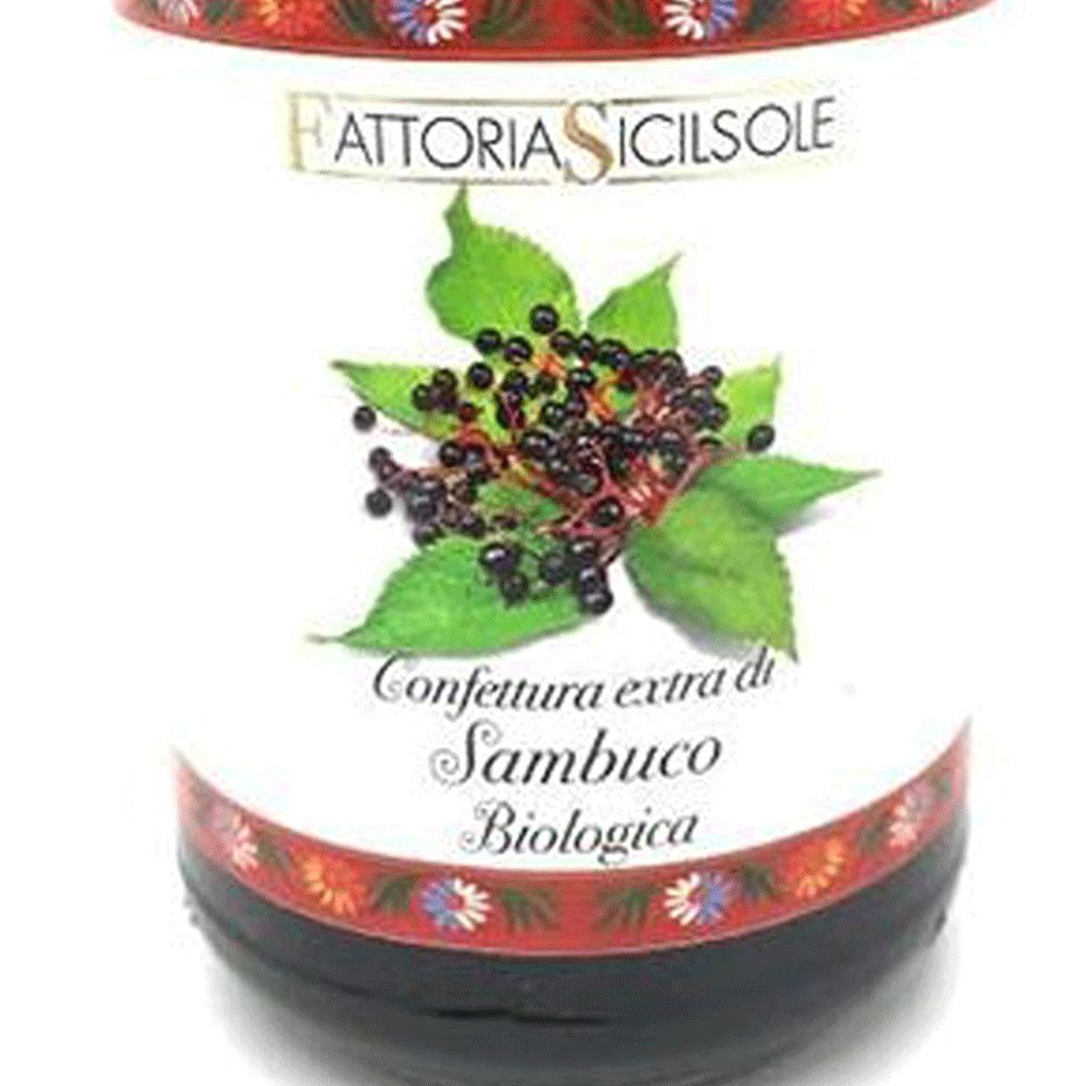 Sicilian elderberry, organic jam