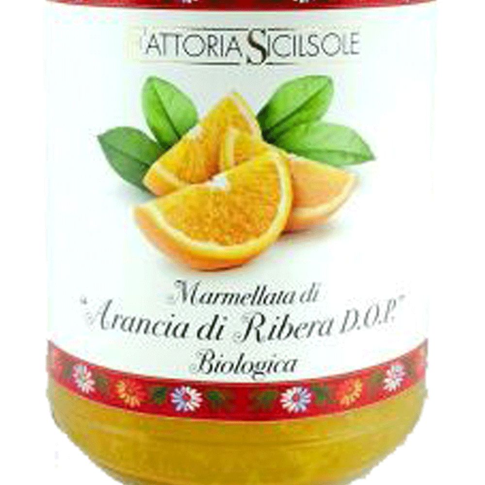 Sicilian orange marmalade, organic ribera oranges