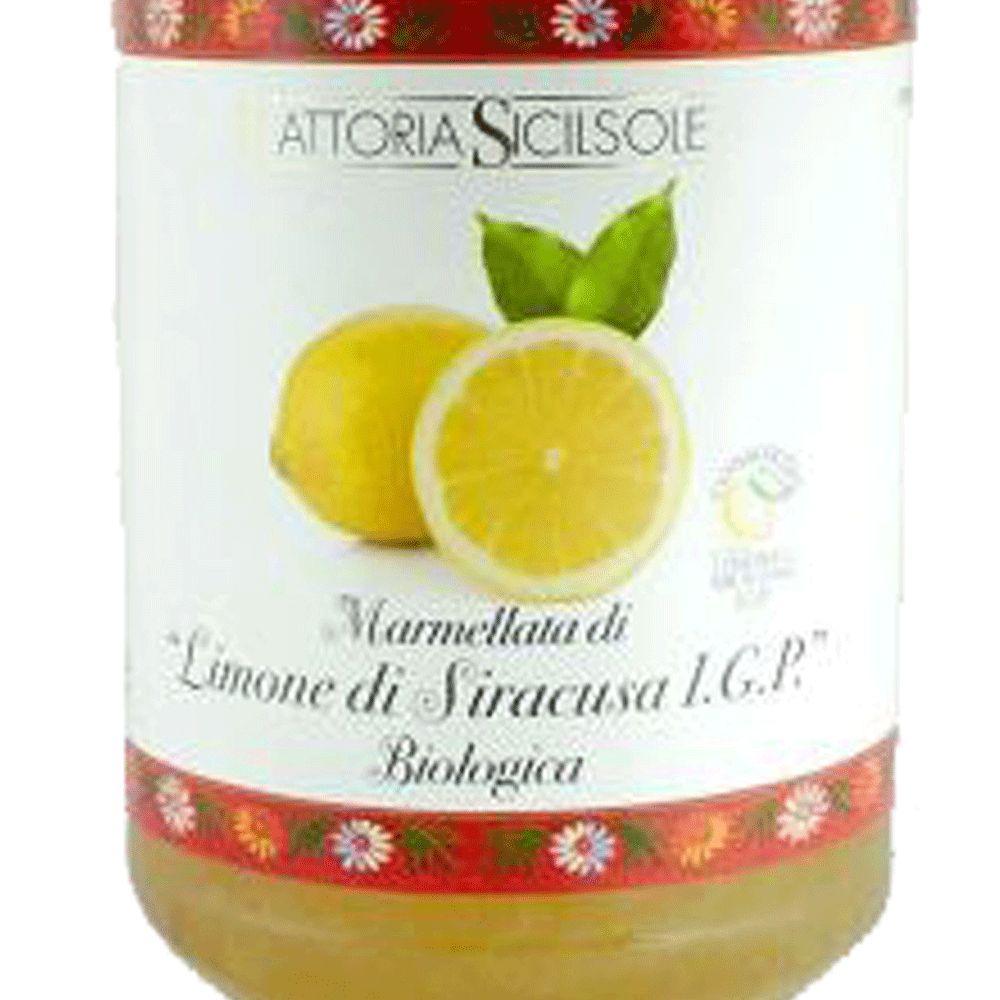 Organic Sicilian lemon jam, Syracuse lemons