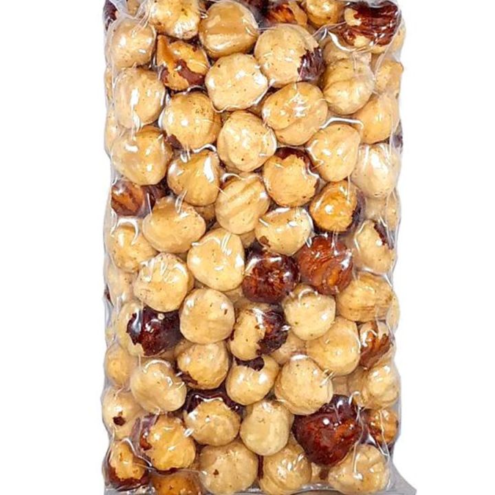 Nocciole sgusciate e tostate in confezione da 250 g