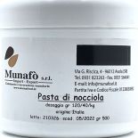 100% pure hazelnut paste. Semi-finished product for sweets and ice cream - 500 g