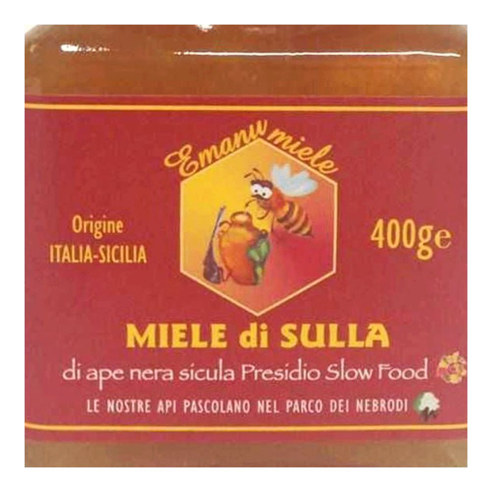 Sicilian honey from Sulla di Ape Nera Sicula - Slow Food