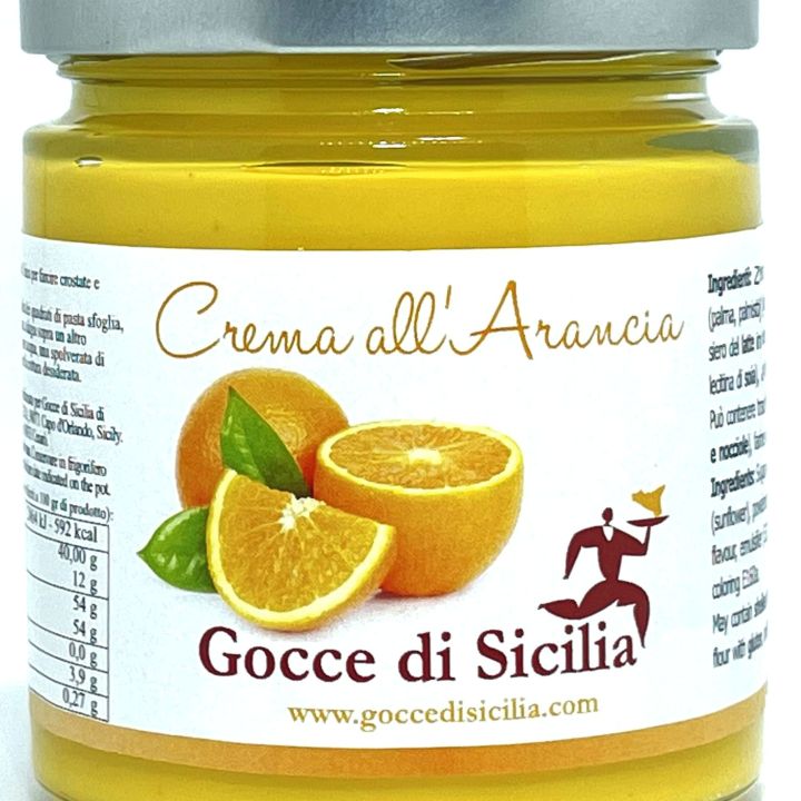 Crema spalmabile dolce all'arancia