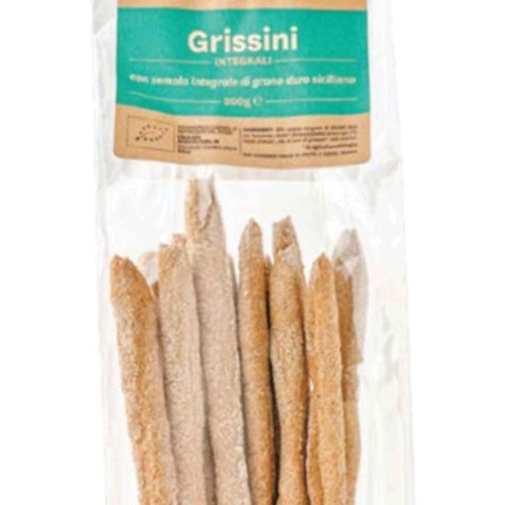 Grissini integrali di farine biologiche