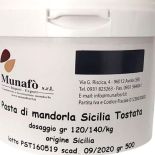 Toasted Sicilian pure almond paste, for desserts and ice cream -500 grams