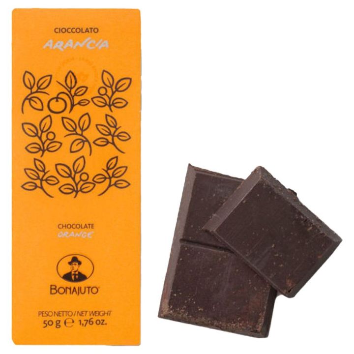 Barretta di Cioccolato Fondente all'Arancia Bonajuto