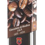 Cioccolato al caffè. Cioccolata di Modica IGP in barretta da 100 g