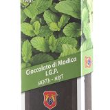 Vendita Cioccolato di Modica I.G.P. alla Menta. Barretta da 100 grammi