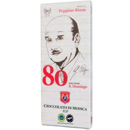 Cioccolato con l'80% di cacao Monorigine Santo Domingo. Barretta da 70 grammi.