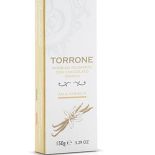 Soft nougat covered with white chocolate 150 grams.