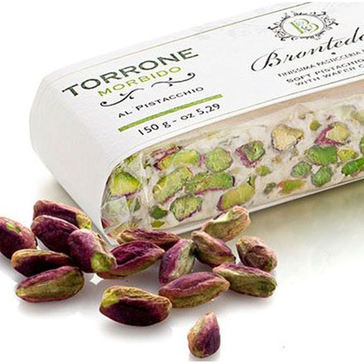 Soft nougat with pistachio 150 grams.
