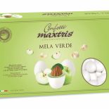 Green apple flavored sugared almonds