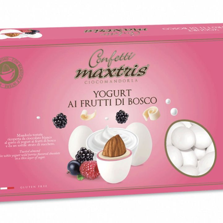 Confetti al cioccolato con frutti di bosco