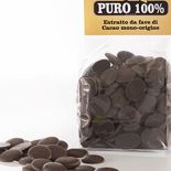 Cocoa for desserts in small disks