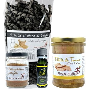 Box degustazione al nero di seppia