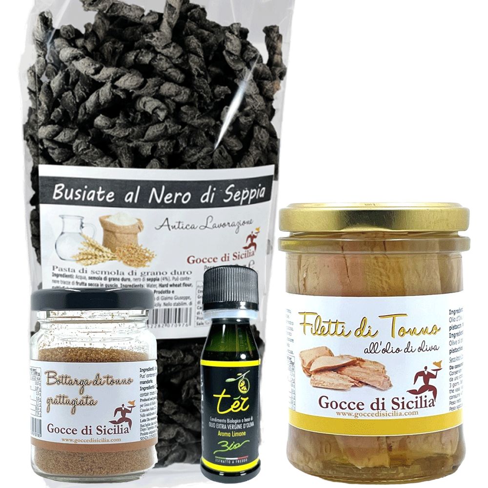 Box degustazione al nero di seppia