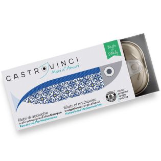 Anchovy Fillets in Organic Extra Virgin Olive Oil - 48 g