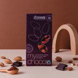 Toasted almonds covered with dark chocolate 100 g - BIO
