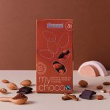 Mandorle BIO ricoperte di Cioccolato fondente e Cannella 100 g
