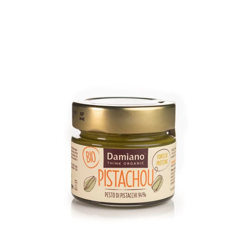 Pesto BIO di pistacchi tostati al 94% da 80 g - Damiano