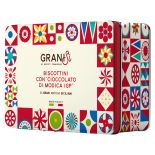 Biscotti al Cioccolato di Modica IGP in elegante latta decorata Tumminello