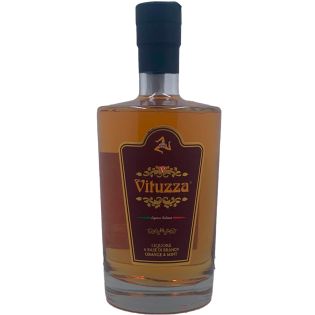 Vituzza all'Arancia e Menta - Distillato di Brandy - Bottiglia da 70 cl