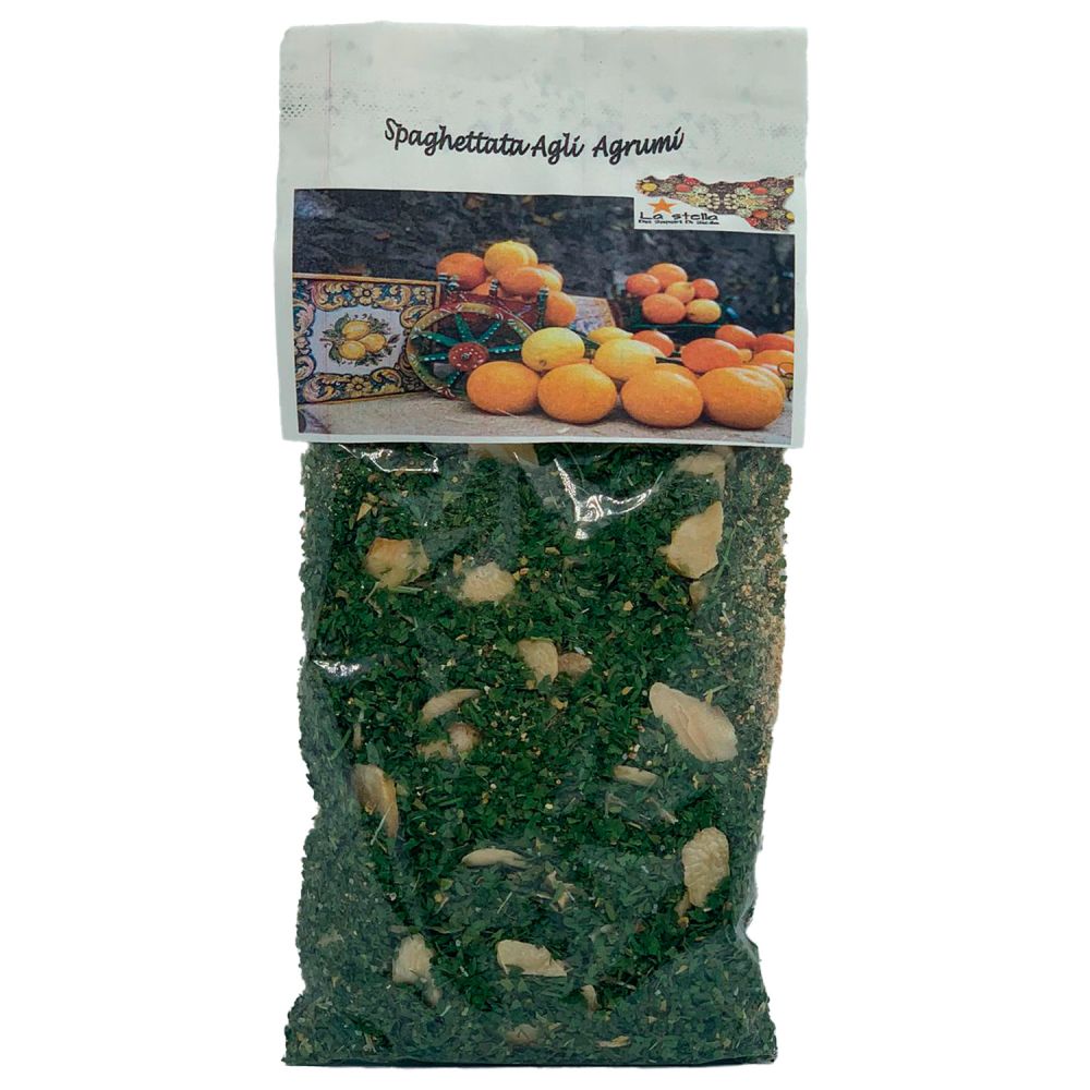 Condipasta Spaghettata agli Agrumi, condimento secco per pasta - busta da 60 grammi