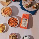 Toasted Peeled Almonds with Paprika - Damiano Organic