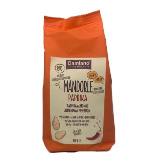 Mandorle Tostate aromatizzate alla Paprika - Damiano