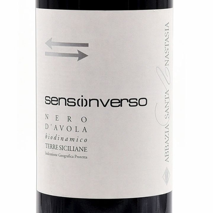 Biodynamic red wine Abbazia Santa Anastasia Sensinverso Nero d'Avola - Sicily DOC