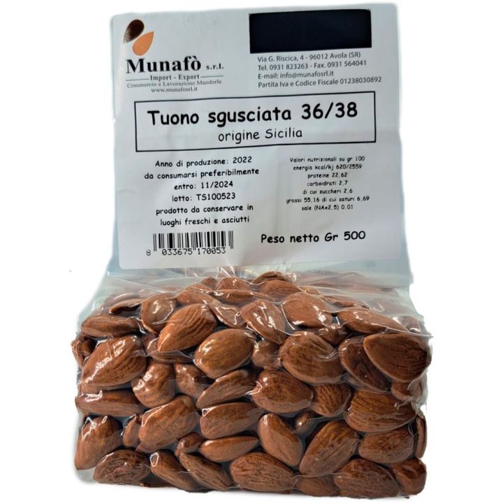 Tuono Sicilian Almond shelled - 500 g