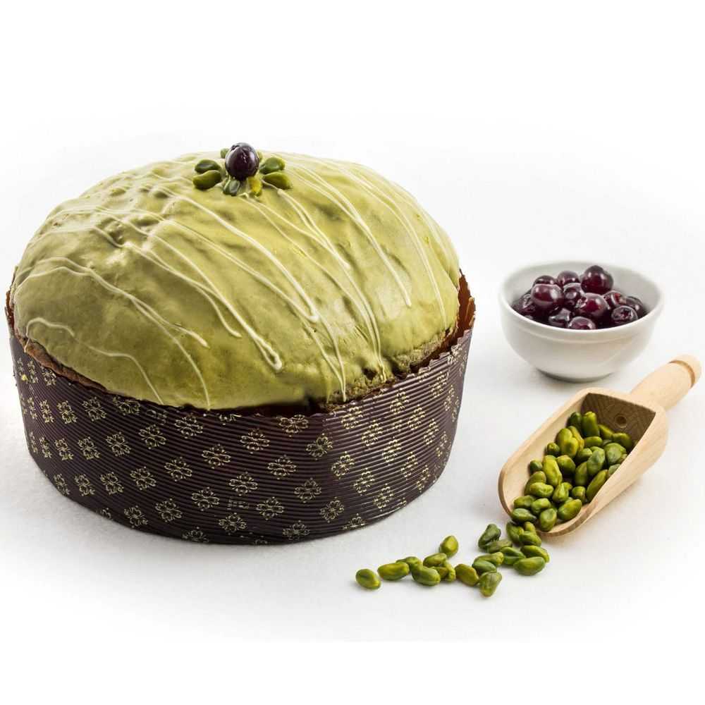 Panettone Siciliano Artigianale al Pistacchio "Delizie dell'Etna" - Nuova Dolceria
